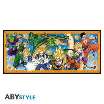 DRAGON BALL - Mousepad XXL "Gruppe"  Goku und alle seine Kämpfer Freunde versammeln sich auf diesem Dragon Ball XXL Gaming Mousepad gegen Cell.